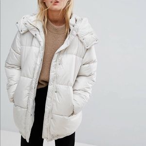 White padded jacket